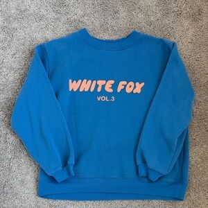 White Fox Boutique Blue Sweater